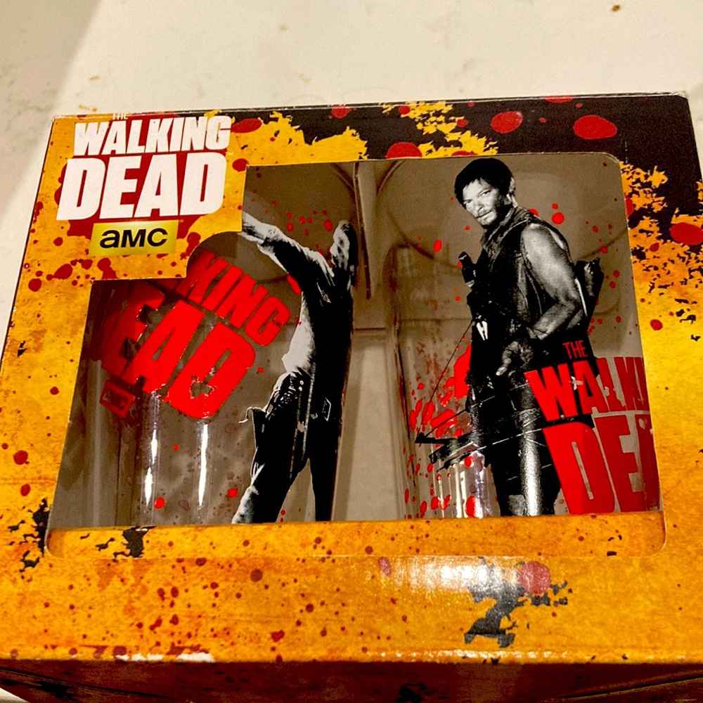 Brand new walking dead cups